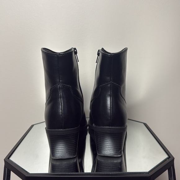 SERRA Ladies Black Booties Black Western Ankle Boots Size 10 NWT - Picture 5 of 9